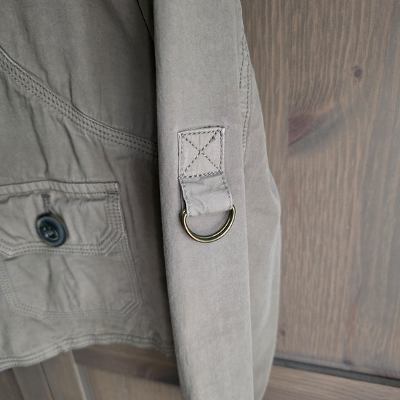 Fossil Women's Tan Utility Jacket Size Small - Picture 7 of 8
